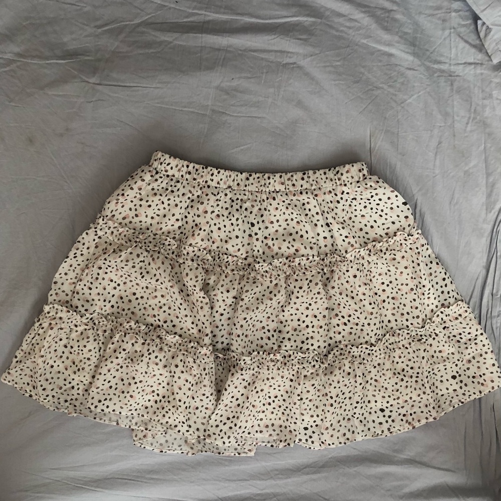 SOLD ON IG princess polly rasmus skirt white
